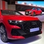 The new Audi RS Q8 facelift gets a nip and tuck in terms of design. It gets a coupe roofline that remains distinctive but there is an all new glossy blacked-out front grille with a honeycomb pattern mesh. Other design elements include a new darkened LED headlamps and sleek LED daytime running lights.