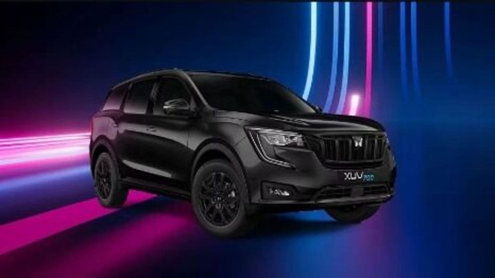 Mahindra XUV700 Black Edition teased ahead of launch