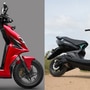 The Simple OneS gets a 3.7 kWh fixed battery pack while the Ather 450S gets a 2.9 kWh battery pack