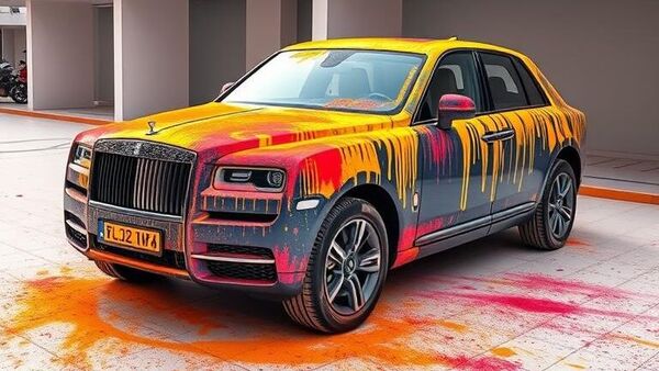 Rolls Royce Holi colours