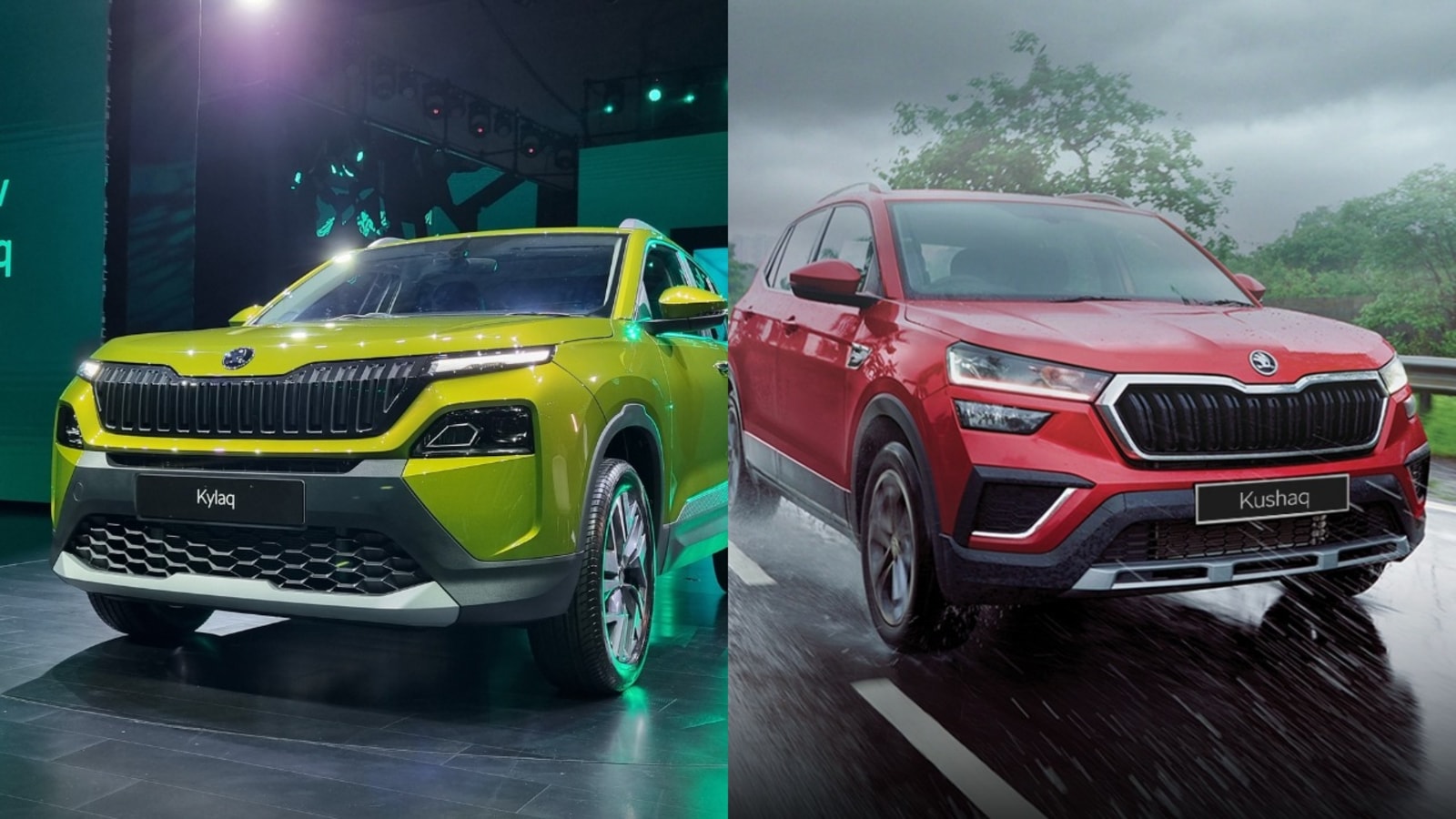 Skoda Kylaq prestige बनाम Skoda Kushaq हस्ताक्षर: आप किस CECH SUV के लिए जाएंगे