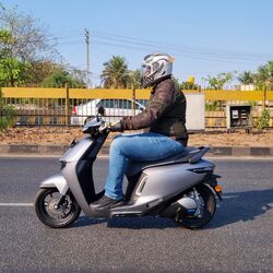 The Honda Activa e offers impressive performance, especially in the Sport mode, complemented by nimble handling