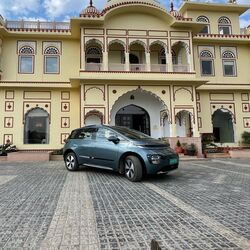I took the MG Windsor EV for a spin across Rajasthan testing out the effectiveness of the MG e-Hub