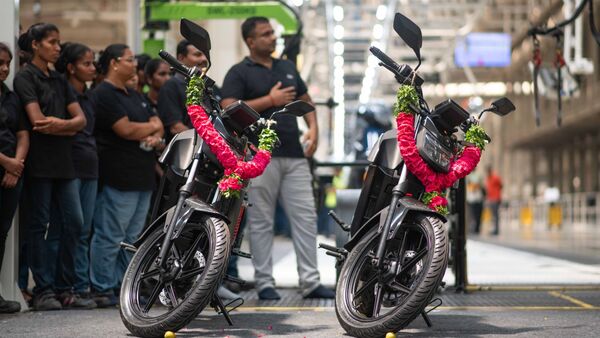 Production of the Ola Roadster X commenced in April, according to the company Production of the Ola Roadster X commenced in April, according to the company