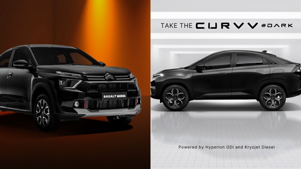 Tata Curvv Dark Edition vs Citroen Basalt Dark Edition