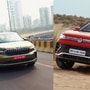 The Skoda Kodiaq is assembled in India, and is available in the Sportline variant for  ₹46.89 lakh, and the more premium Laurin & Klement (L&K) variant for  ₹48.69 lakh. While the VW Tigaun R Line is being retailed at  ₹49 lakh