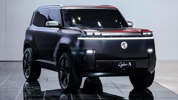 For the Cyber X, MG has brought back pop up headlights.