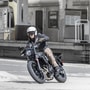 Kawasaki Eliminator uses 451cc liquid-cooled engine. 