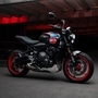 The Triumph Trident 660 Triple Tribute Edition is a new racing-inspired special edition model with a tri-colour paint scheme and sporty graphics. (Triumph Motorcycles)