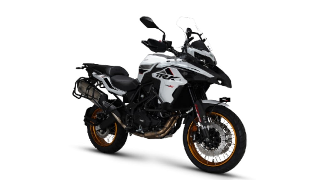 The 2025 Benelli TRK 502X is the more off-road oriented version and gets extra features too 2025 Benelli TRK 502X