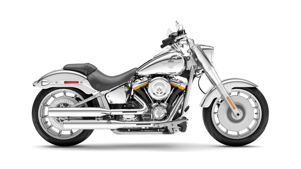 Harley Davidson Fat Boy Gray Ghost