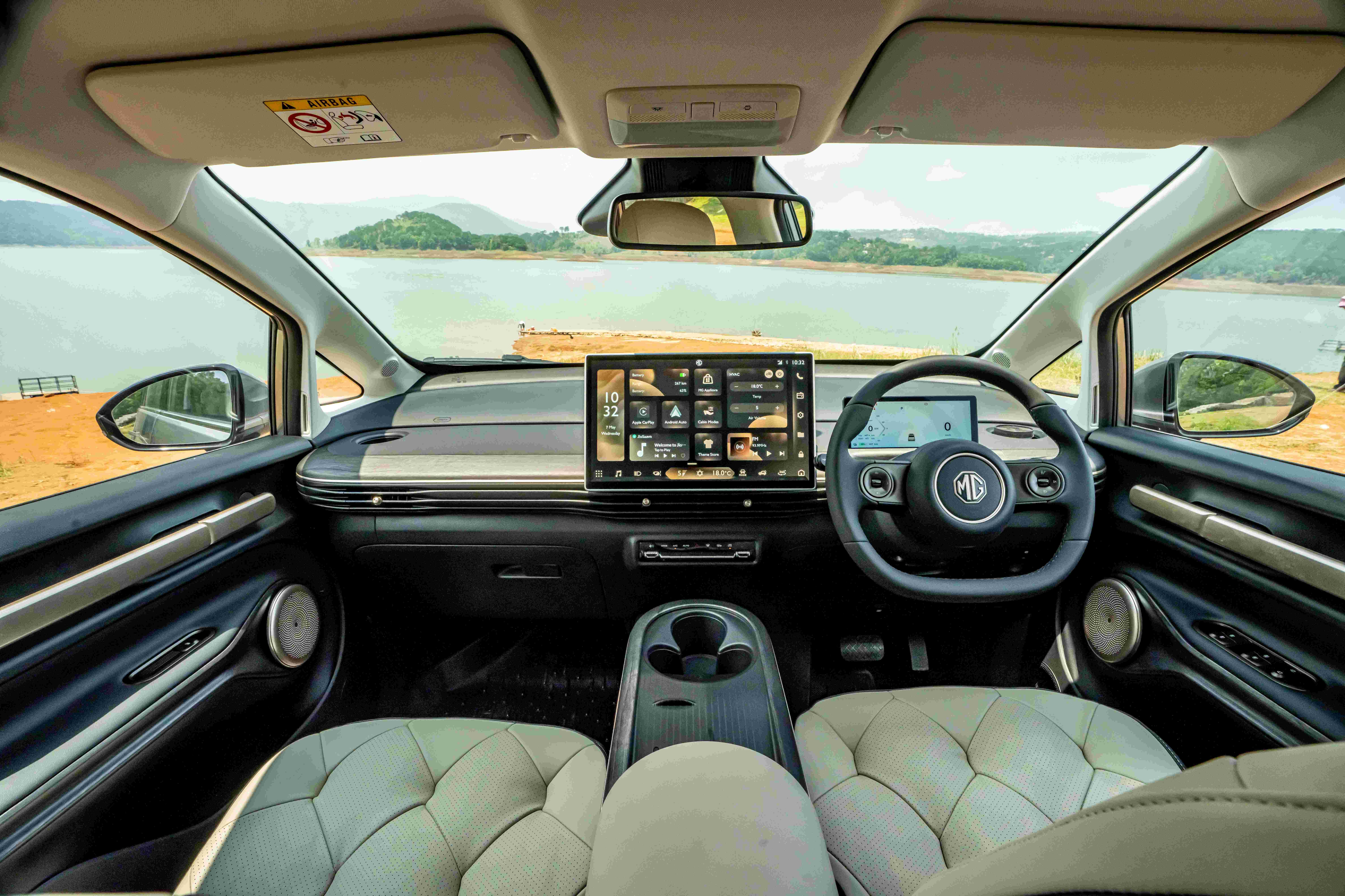 The interior now gets a dual-tone colour scheme. The black seats are now replaced with beige ones.