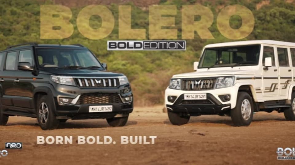 Mahindra Bolero and Bolero Neo Bold Edition