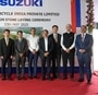 The Suzuki top management laid the foundation stone for its new two-wheeler manufacturing facility in Kharkhoda, Haryana, which will be operational by 2027