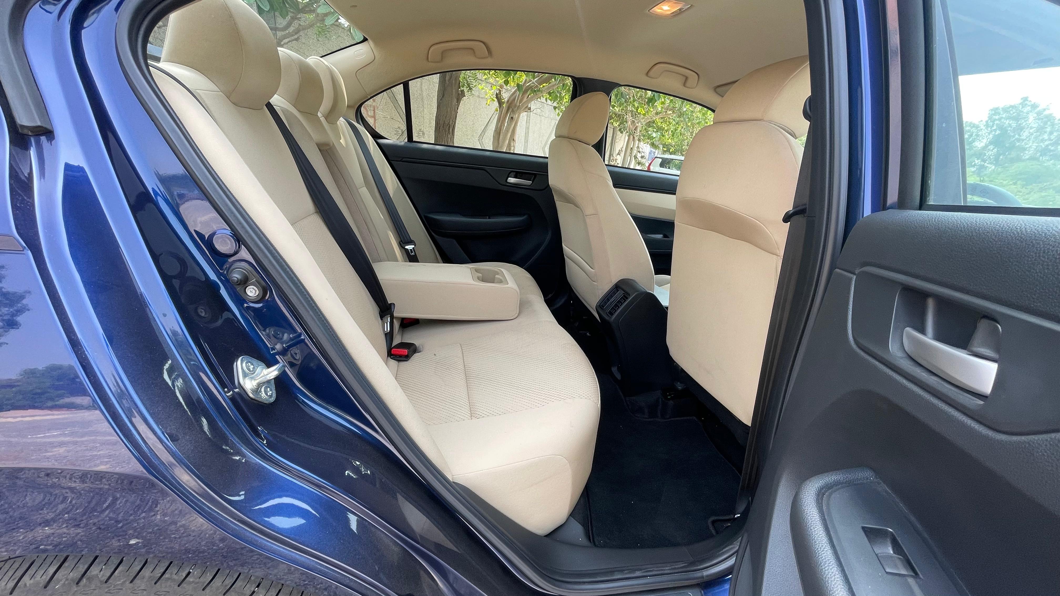 Space has always been the Amaze's trump card and the 2024 iteration continues to build on that 2024 Honda Amaze