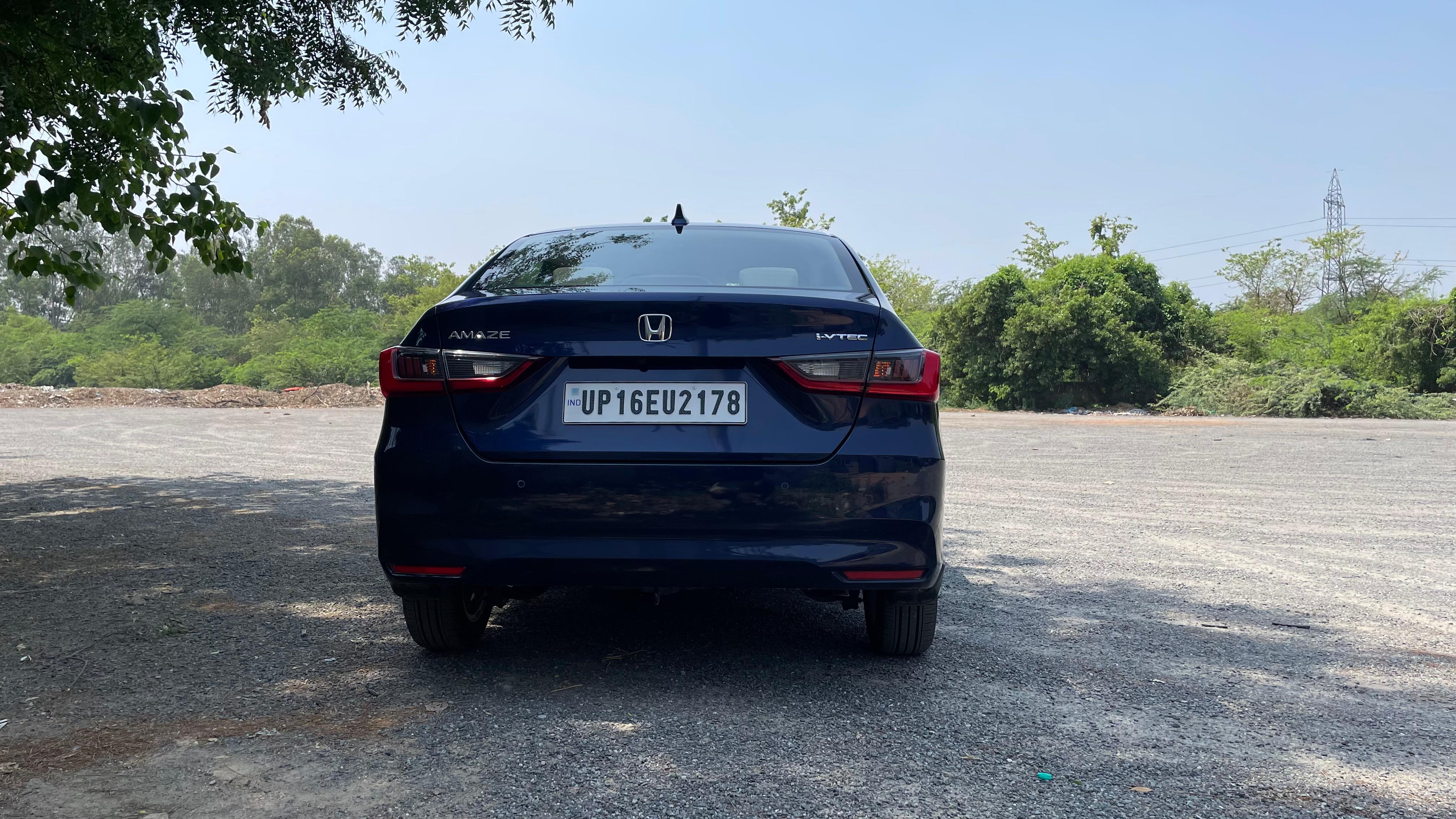 The 2024 Honda Amaze borrows is design cues from the Elevate and the City 2024 Honda Amaze
