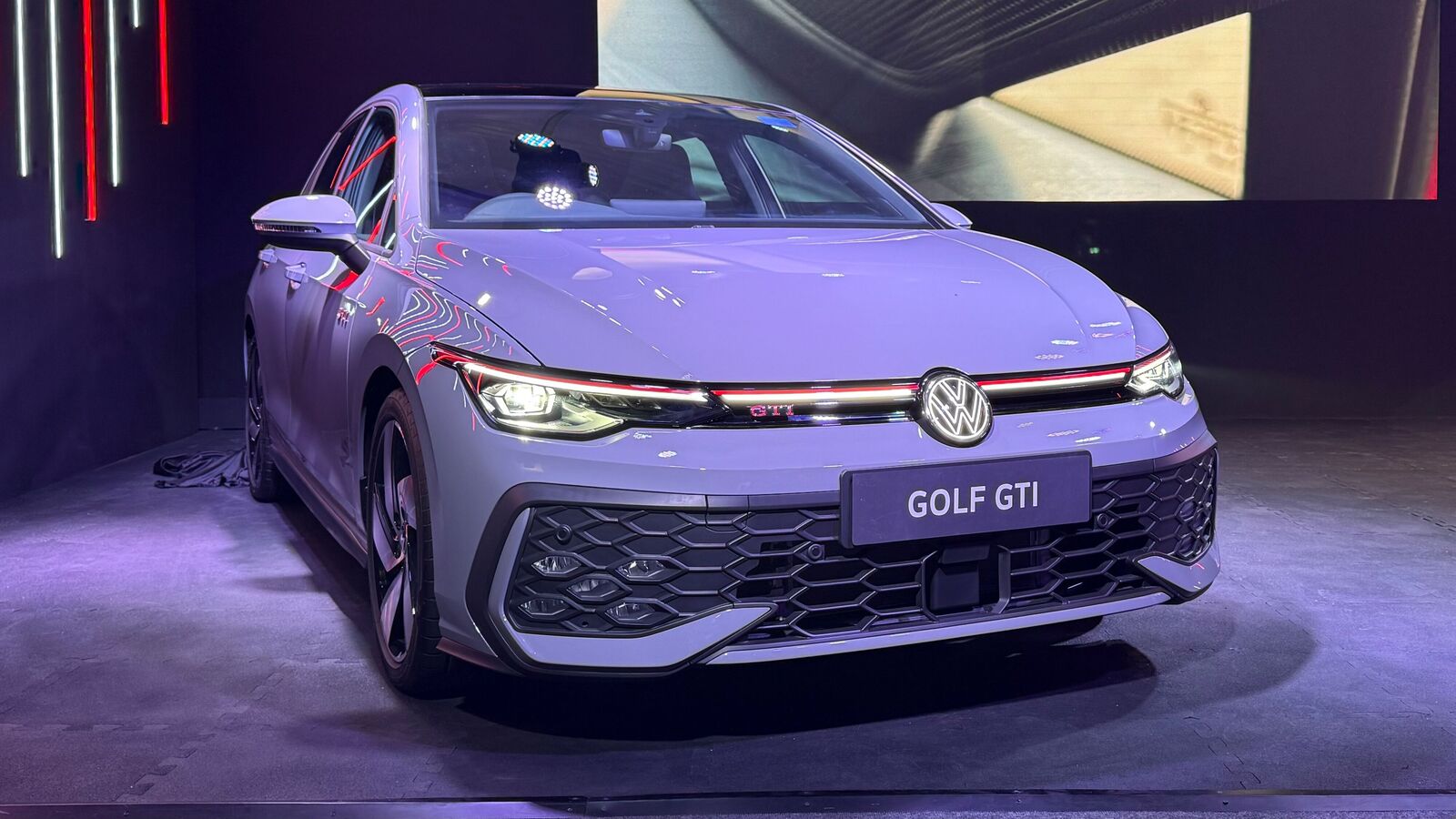 In Pics: Volkswagen Golf GTI gets an illuminated fascia. Here’s what it looks like…