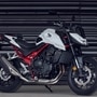 The 2025 CB750 Hornet was launched in India at  ₹8.59 lakh.