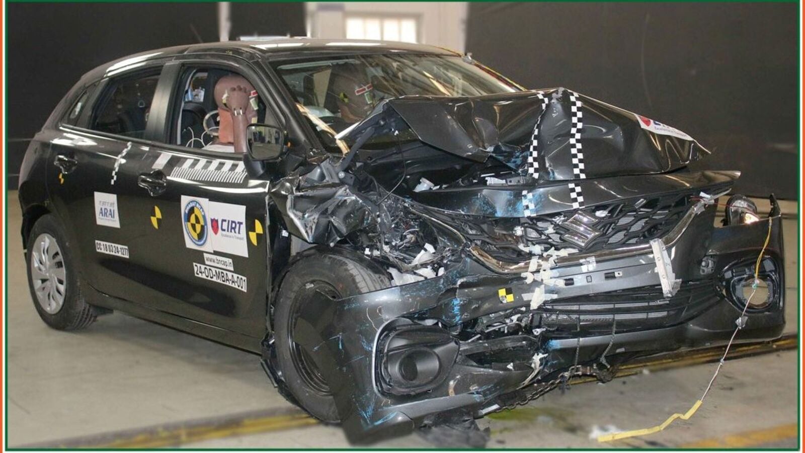 Maruti Suzuki Baleno scores 4 stars in Bharat NCAP crash test
