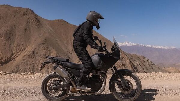 The Himalayan 750 will be underpinned by a new frame and will get a larger displacement motor likely based on the current 648 cc twin-cylinder mill Royal Enfield Himalayan 750 Teaser