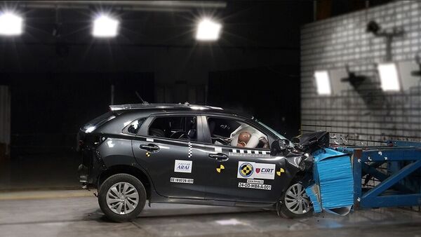 Bharat NCAP tested the Delta AGS and Alpha AGS of the Baleno with 2 and 6 airbags.