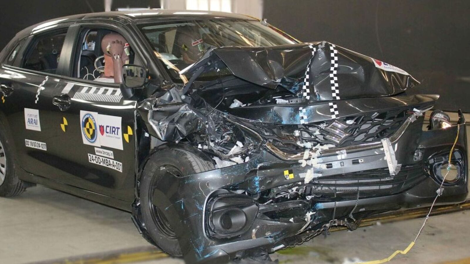 Maruti Suzuki Baleno scores 4-star and 5-star ratings in Bharat NCAP crash test. Why same car get different scores?