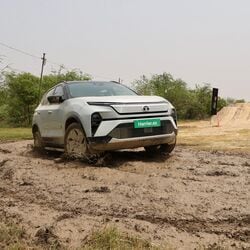 The Tata Harrier EV brings back AWD drive capabilities to the Tata Motors lineup
(Mohd Nasir for HT Auto)