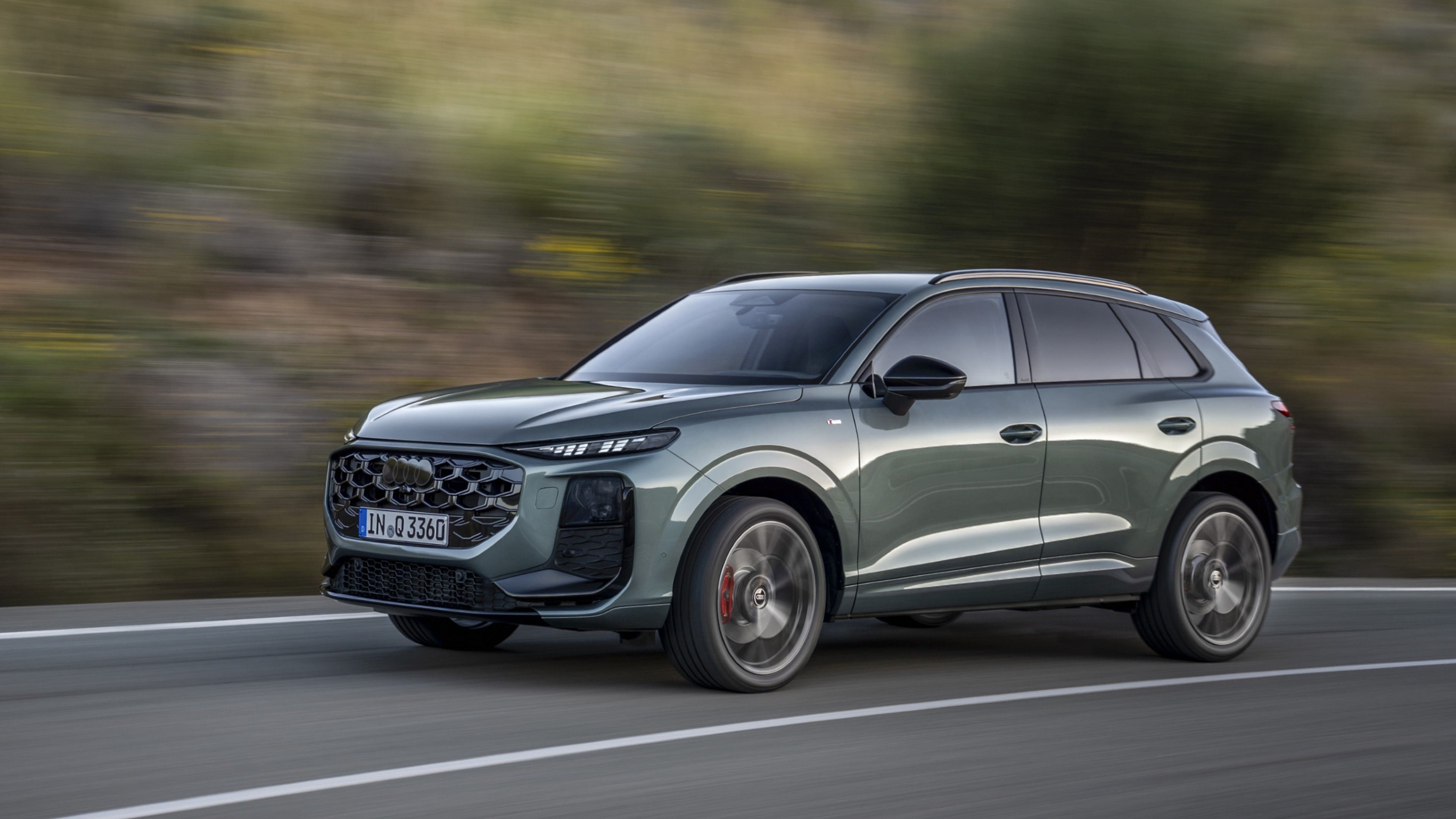 The new Q3 will be available in 2 turbo petrol, 1 diesel, and PHEV powertrain options, depending on the market 2026 Audi Q3