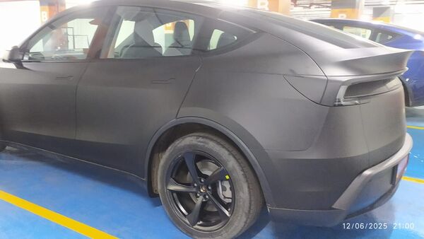 Tesla is also testing the Juniper version of the Model Y, which is the facelifted version, recently launched in the global market.