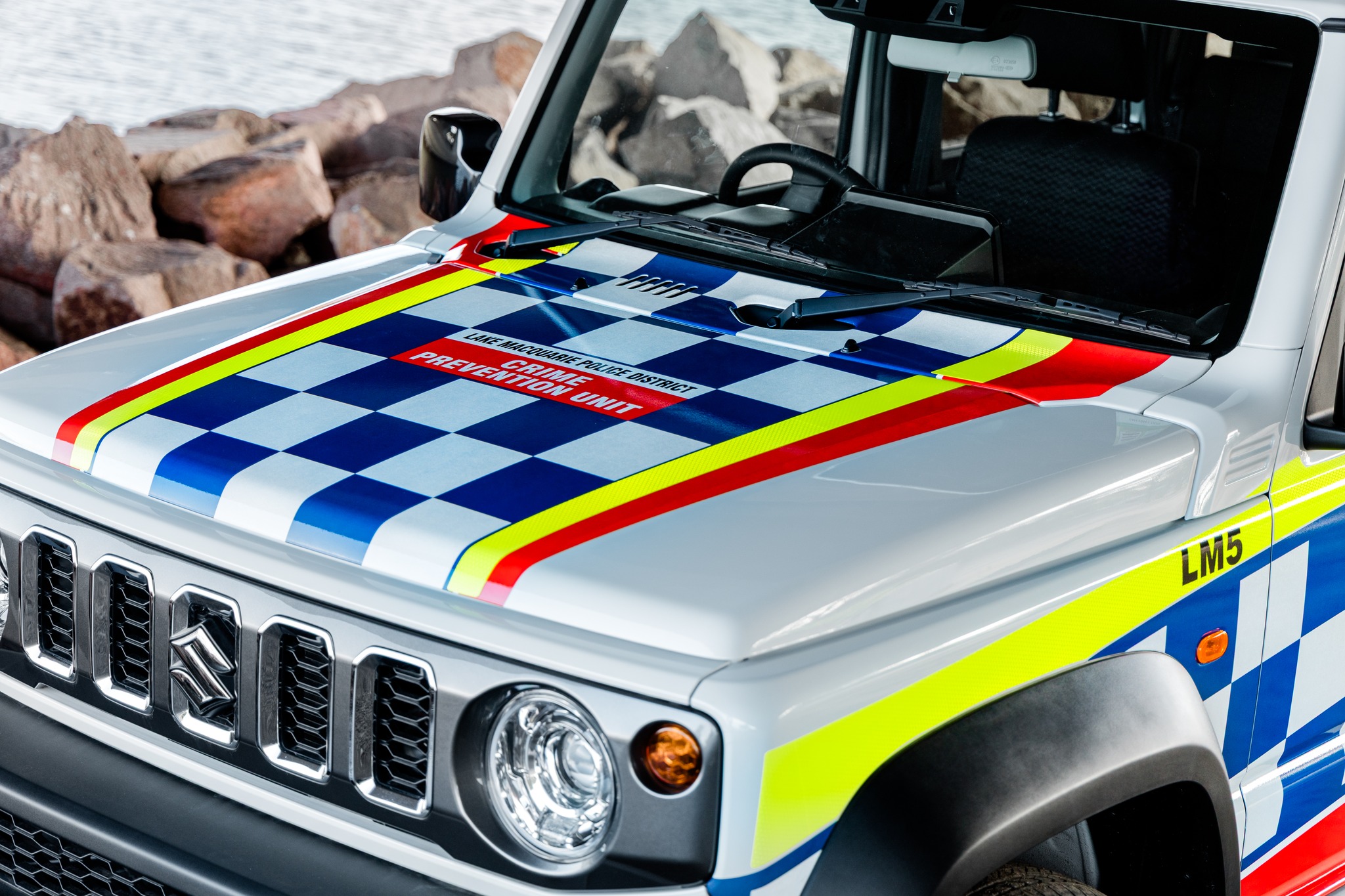 The Suzuki jimny has been dubbed Suzuki Jimny Australian Police Force