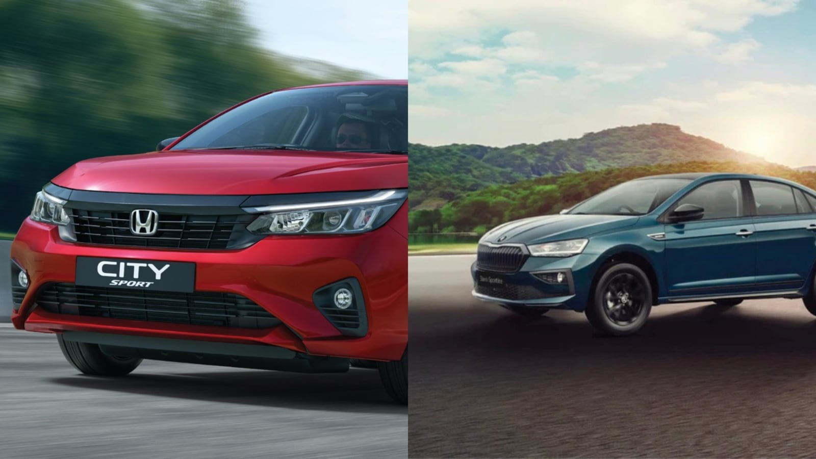 Honda City Sport vs Skoda Slavia Sportline: Which sedan will you pick Honda City Sport vs Skoda Slavia Sportline: Which sedan will you pick
