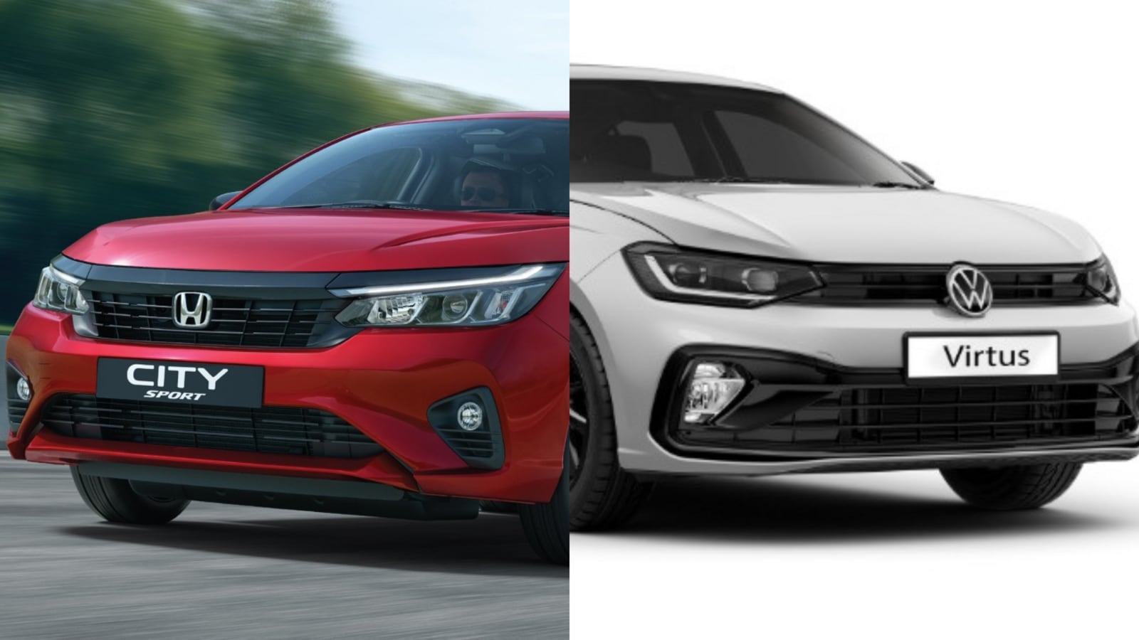 Honda City Sport vs Volkswagen Virtus GT Line: Which stylish sedan offers better value Honda City Sport vs Volkswagen Virtus GT Line: Which stylish sedan offers better value
