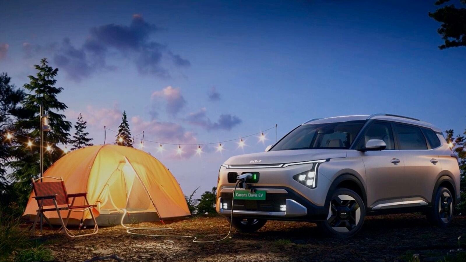 Kia Carens Clavis EV teased with 490 km range, launch on July 15