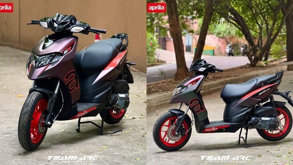Aprilia SR 175 Spied