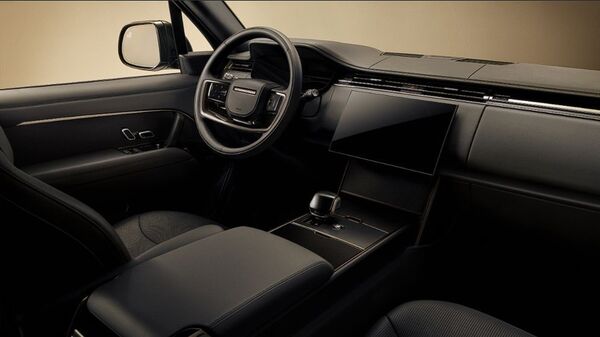 Range Rover SV Black comes with an all black interior.