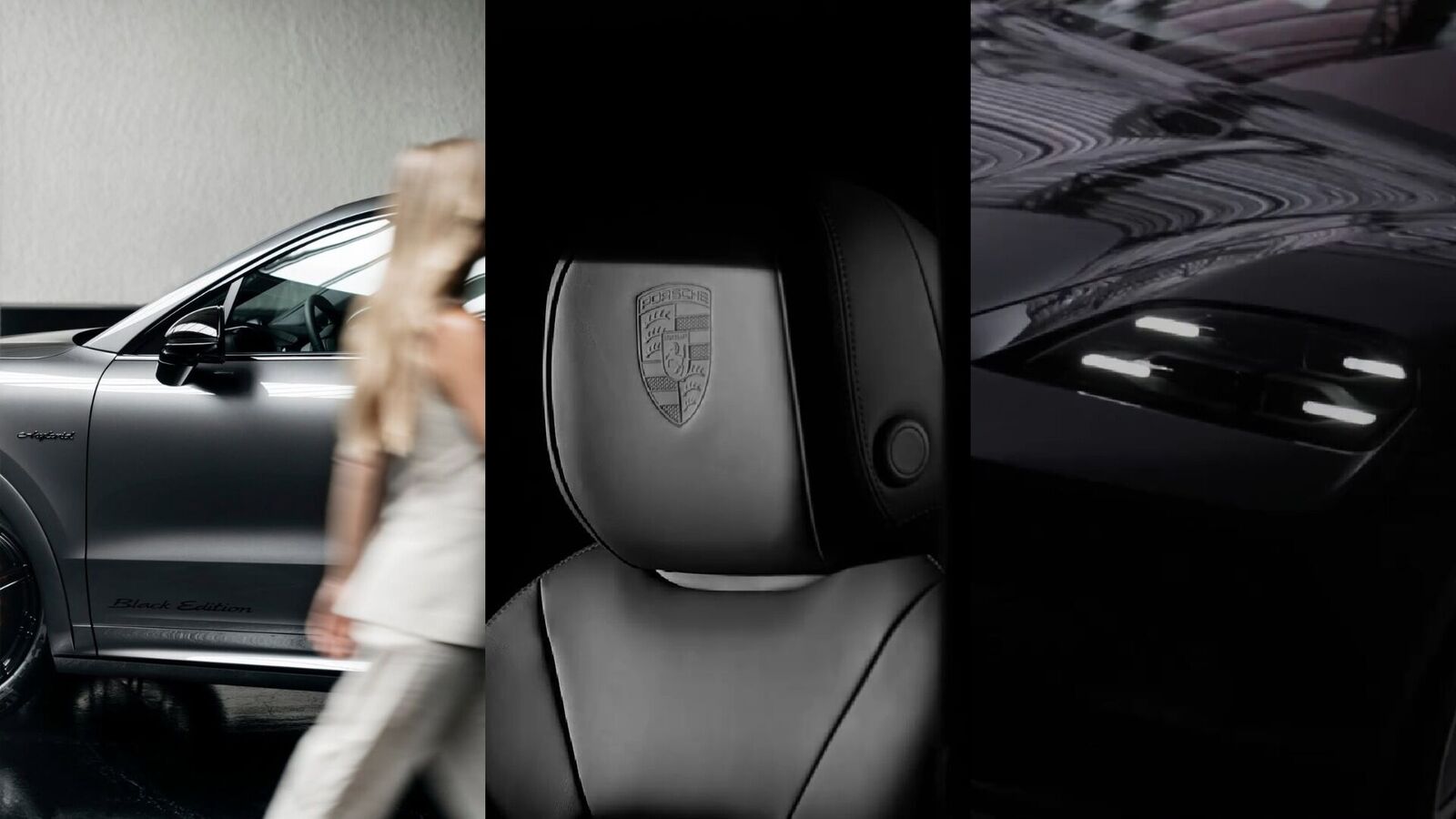 Porsche teases Black Edition models for Taycan, Cayenne Coupe Porsche teases Black Edition models for Taycan, Cayenne Coupe
