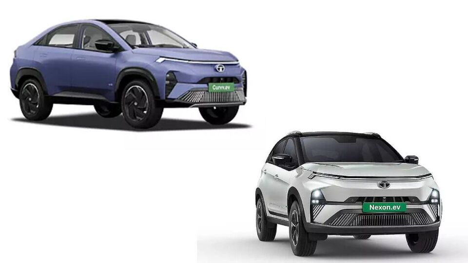 Tata Curvv EV vs Nexon EV