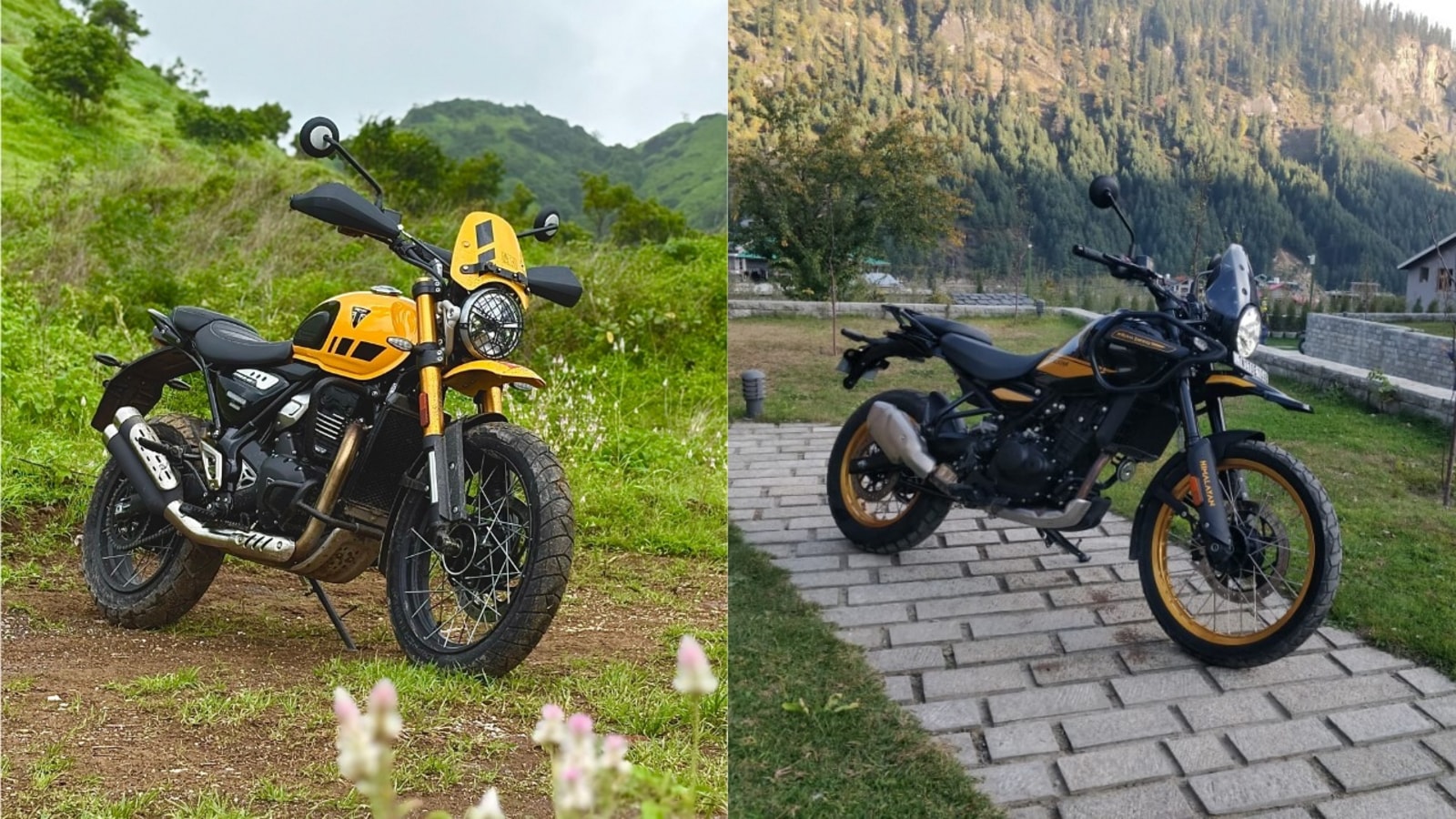 Triumph Scrambler 400 XC vs RE Himalayan 450: Which adv motorcycle will you pick