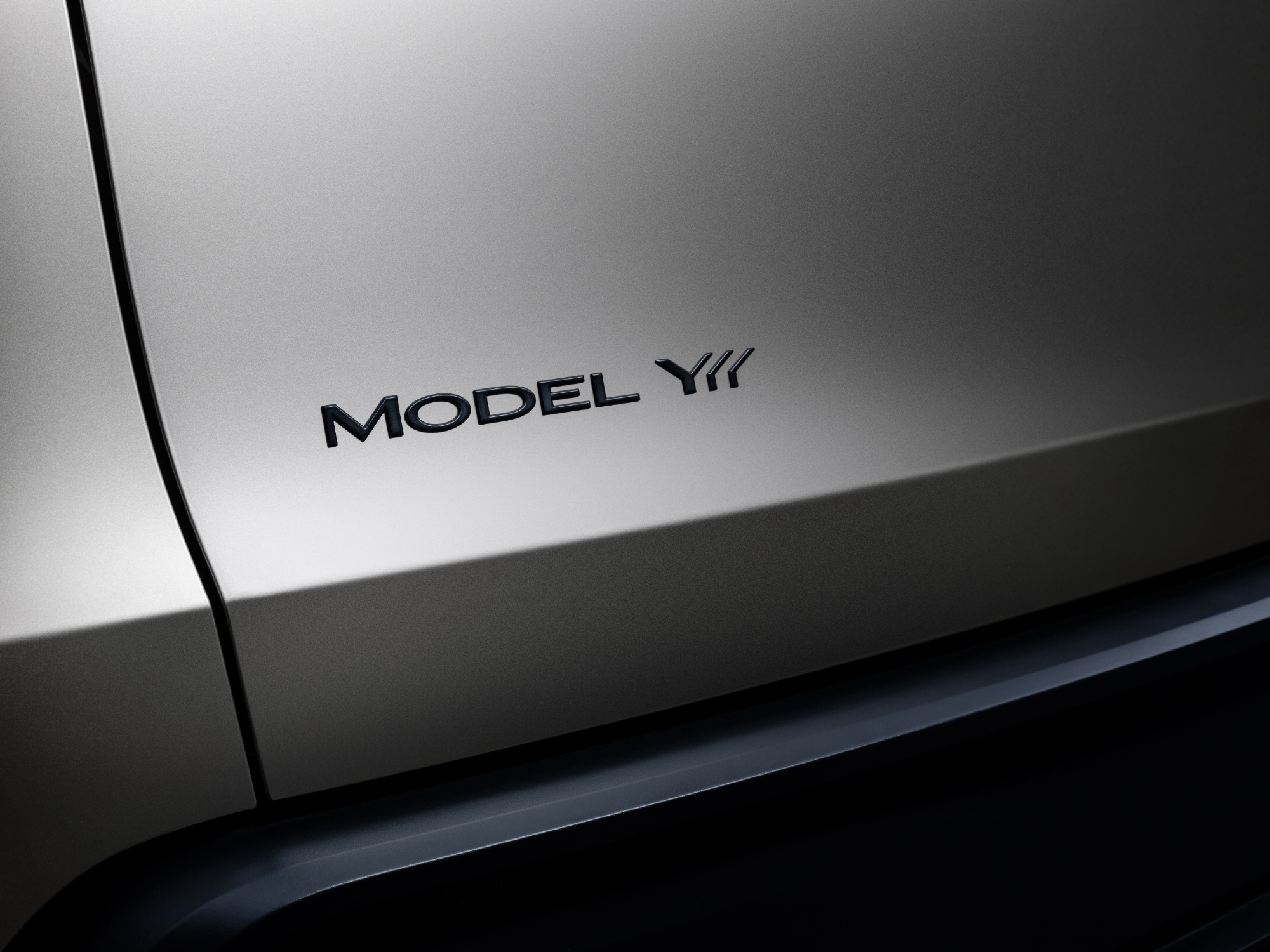 The Tesla Model Y long-wheelbase will get modified rear profile and a new spoiler to differentiate it from the standard model Tesla Model Y L Teaser