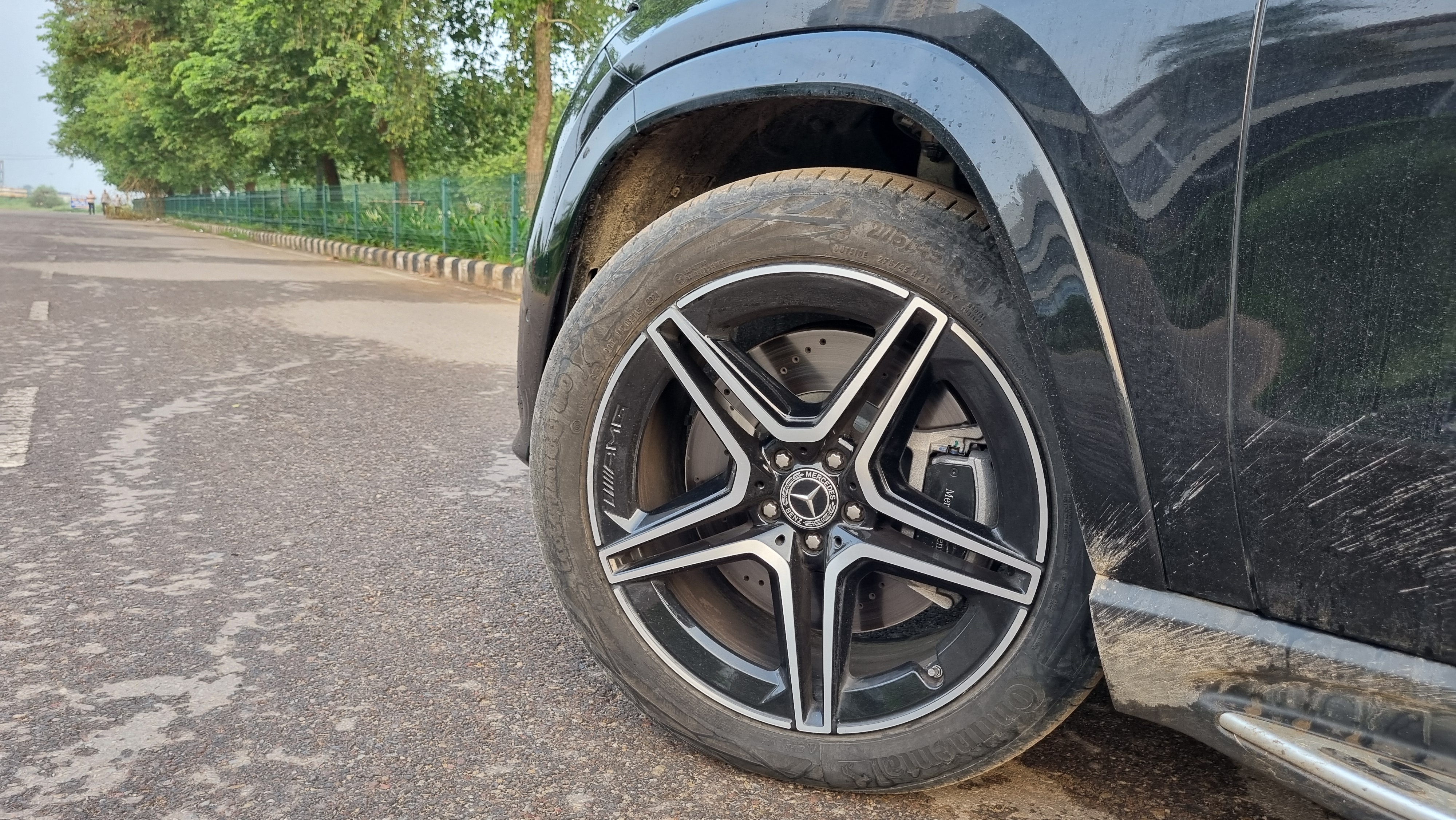 Most attention-grabbing update lies beneath: the massive 21-inch AMG-spec five-spoke alloy wheels The most attention-grabbing update lies beneath: the massive 21-inch AMG-spec five-spoke alloy wheels