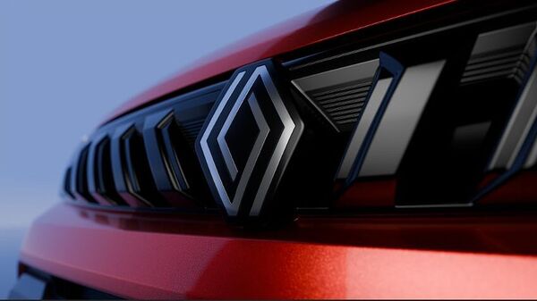 A look at the new logo of Renault. It will first debut on the Triber.