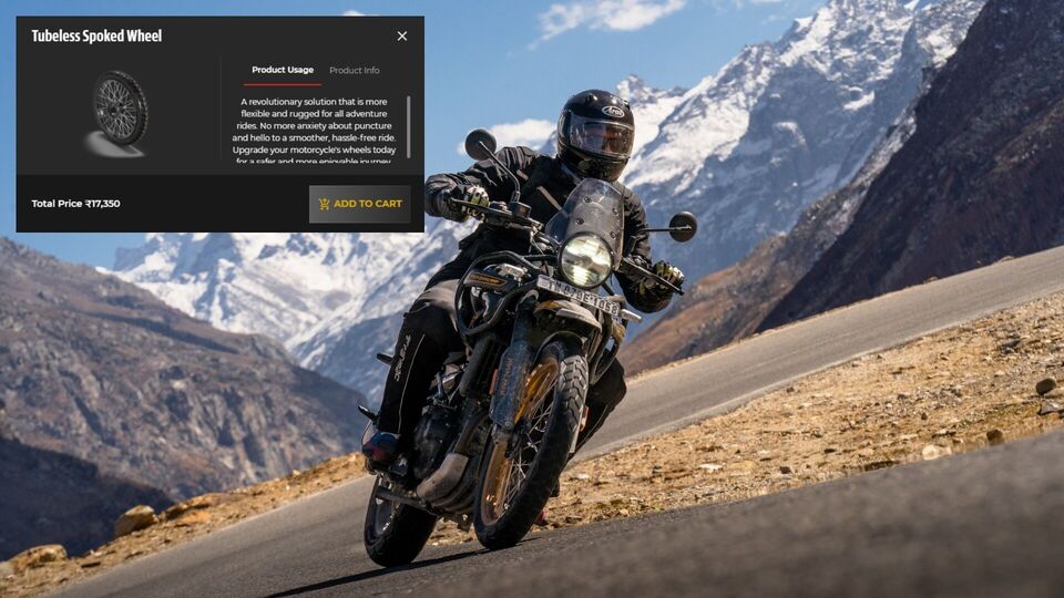 Royal Enfield Himalayan Cross Spoke Wheels