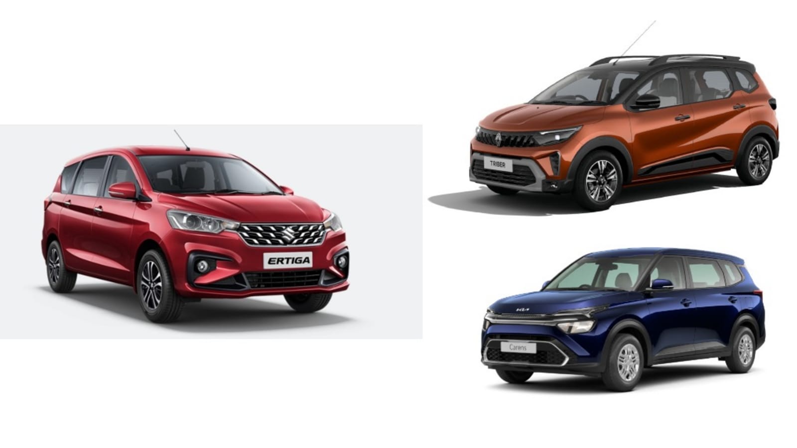 Renault Triber revises competition with Maruti Suzuki Ertiga and Kia Carens. How these MPVs compete against each other Renault Triber revises competition with Maruti Suzuki Ertiga and Kia Carens. How these MPVs compete against each other