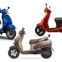 Kinetic DX competes with Bajaj Chetak and TVS iQube.