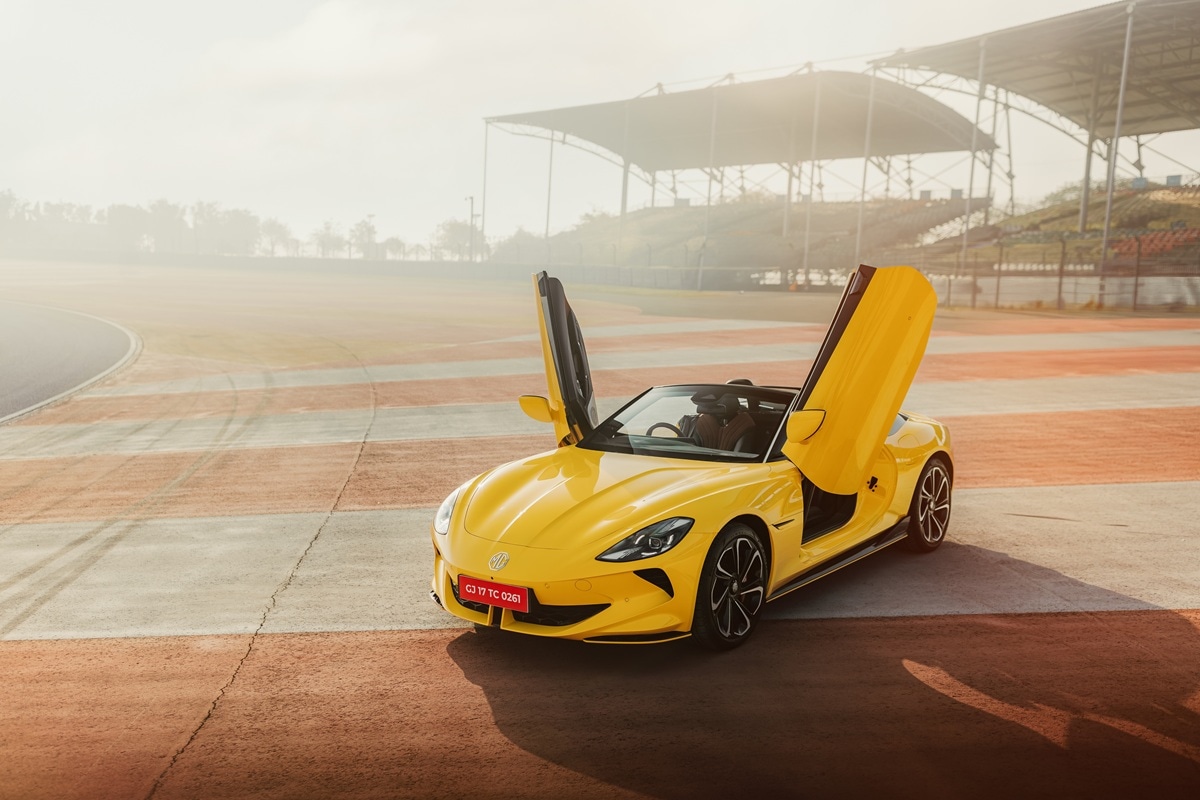 Cyberster launches with silent, neck-snapping urgency — acceleration firmly in supercar territory.