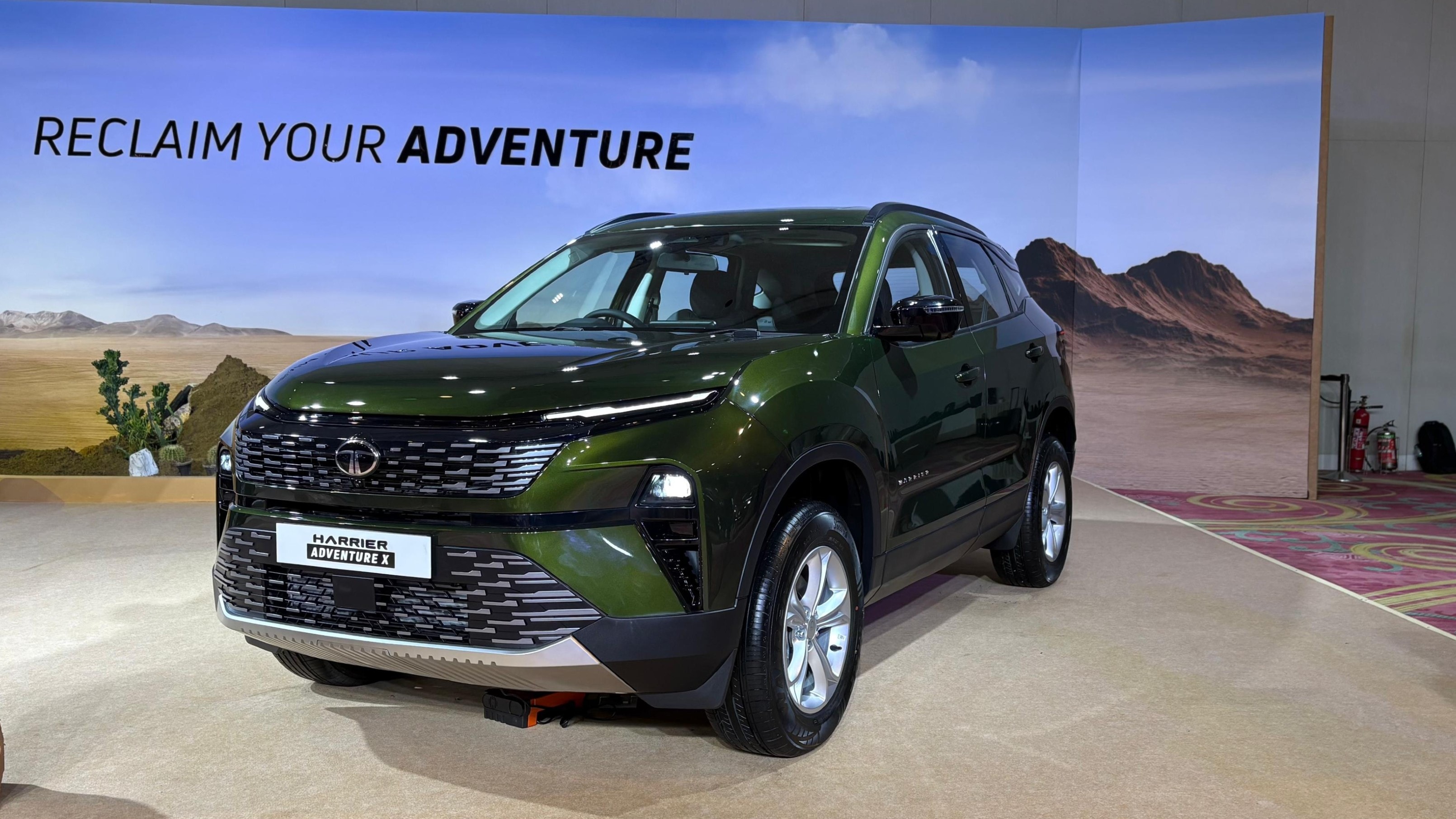 The Tata Harrier Adventure X Plus adds features like Level 2 ADAS, EPB, and rear disc brakes over the Adventure X 