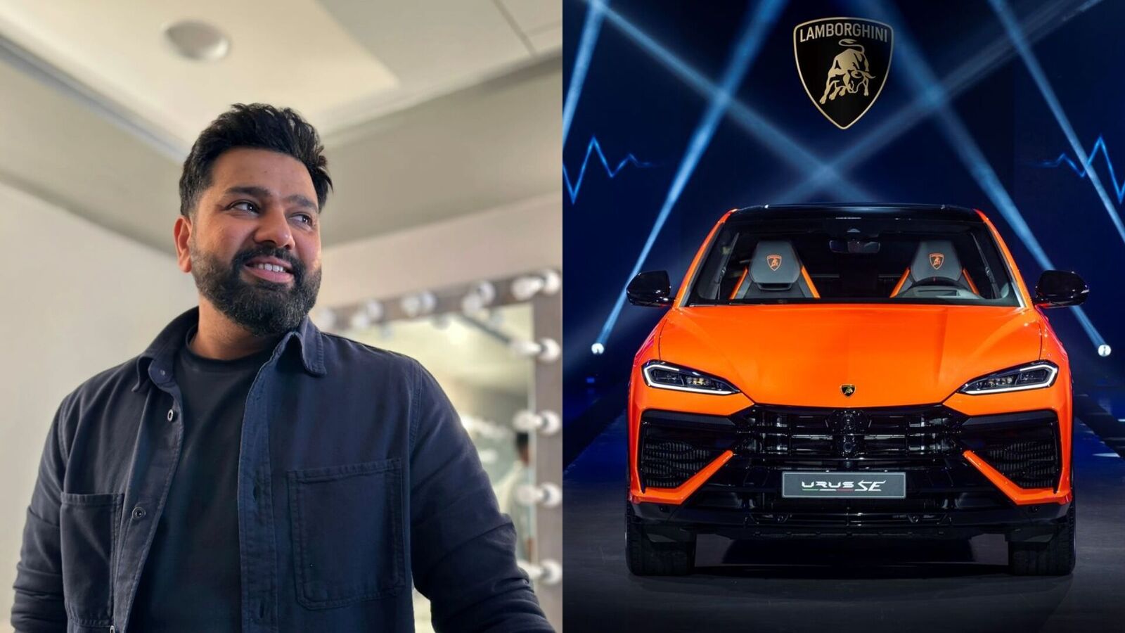 Cricketer ⁠Rohit Sharma trades in his old Urus for the new Lamborghini Urus SE
