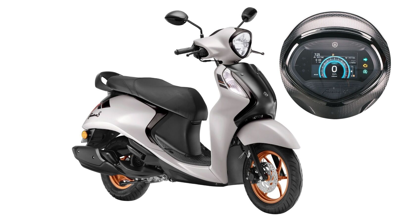 2025 Yamaha Fascino 125 Fi Hybrid launched with new features, priced from  ₹80,750