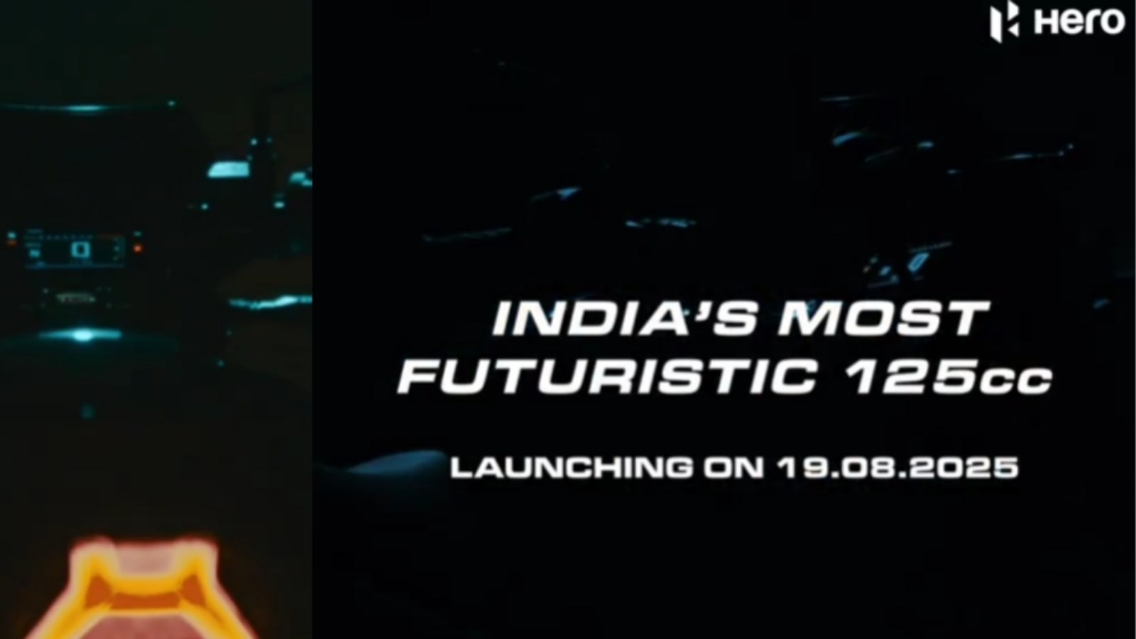Hero MotoCorp teases its upcoming 125cc commuter motorcycle ahead of 19th August launch: Will it be the Glamour X?
