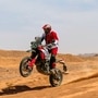 Ducati DesertX Rally gets a special livery when compared to the standard DesertX.